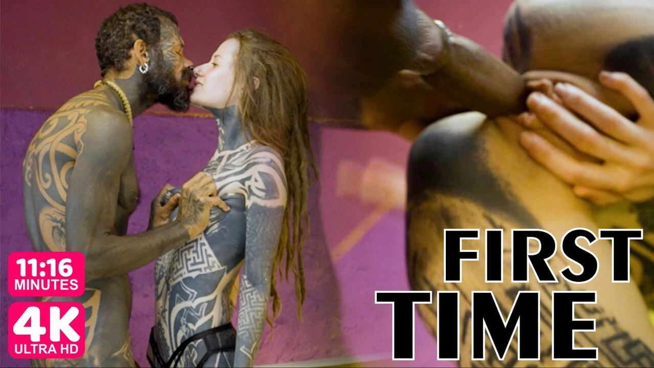 Tattooed Mouth Fucked, Pierced Cunt Stretched